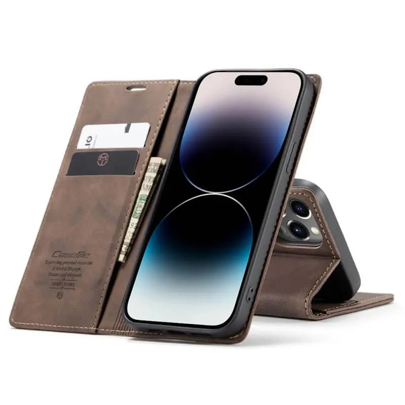 CaseMe mobildeksel 013 til Apple iPhone 14 Pro - Coffee