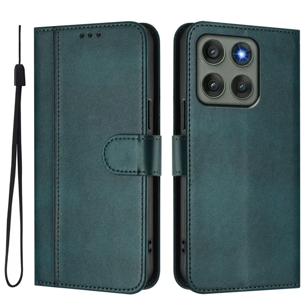 For Motorola Edge 60 Pro 5G Deksel Lommebokstativ Retrotekstur