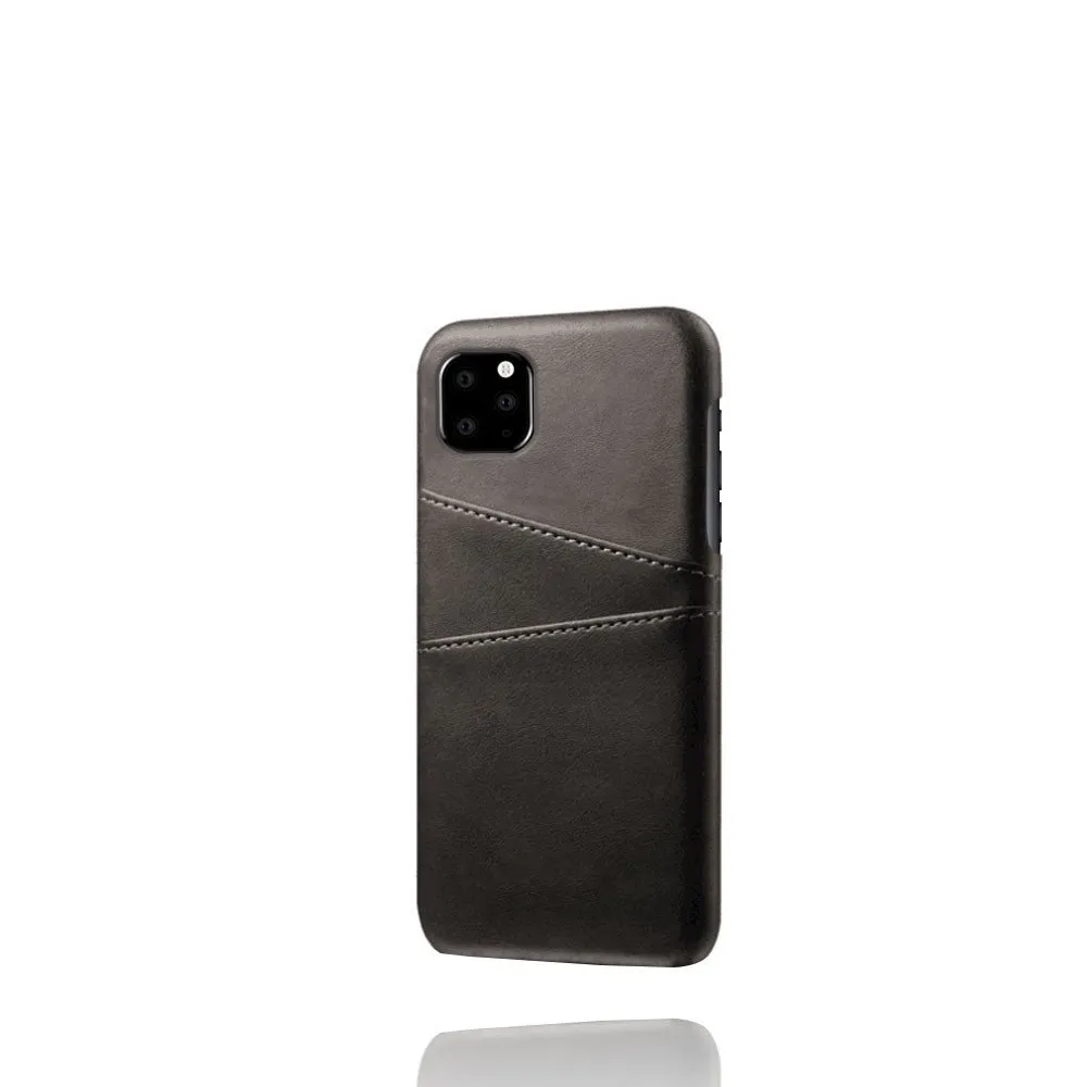 iPhone 11 Deksel med Kortspor - Svart
