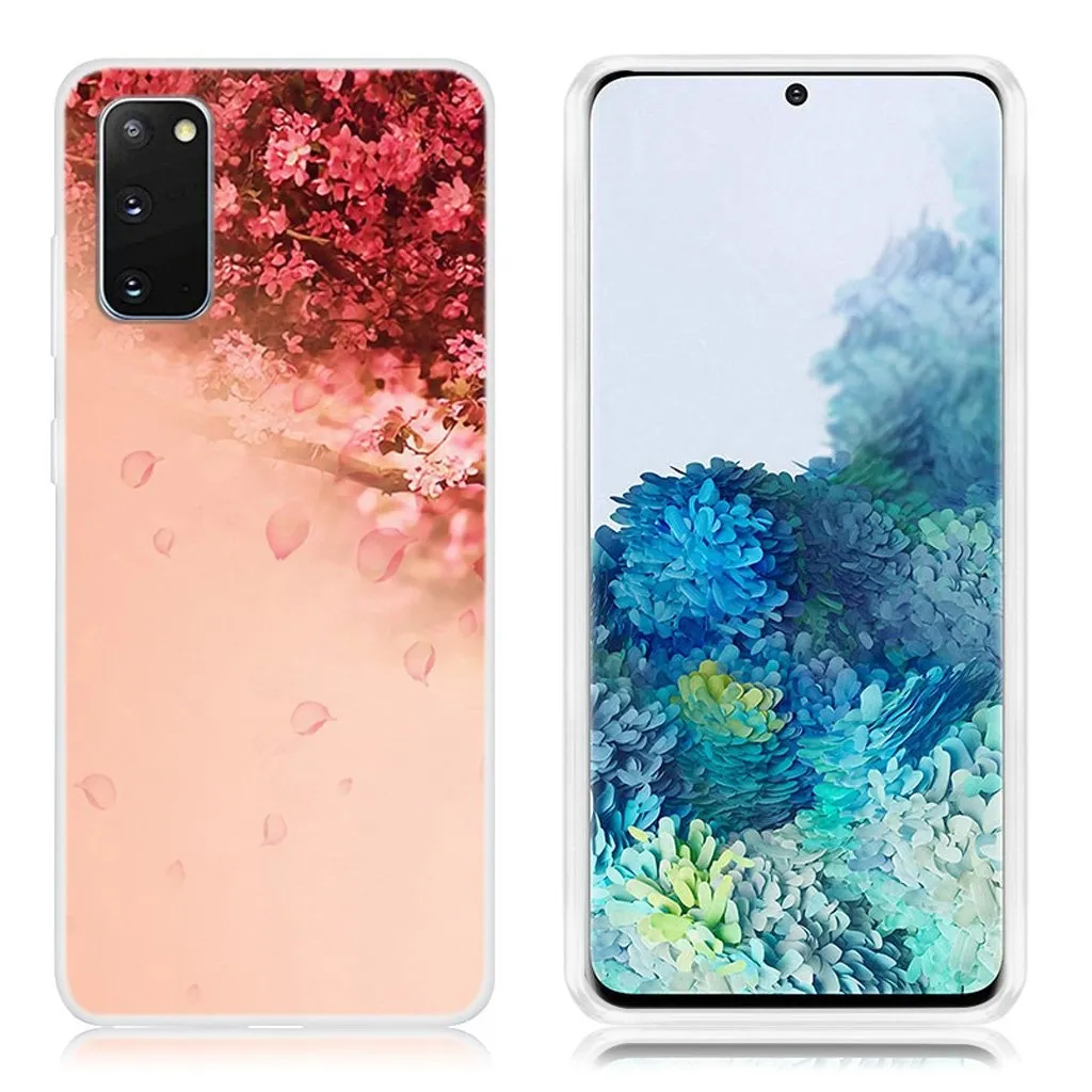 Deco Samsung Galaxy S20 Etui - Blomster