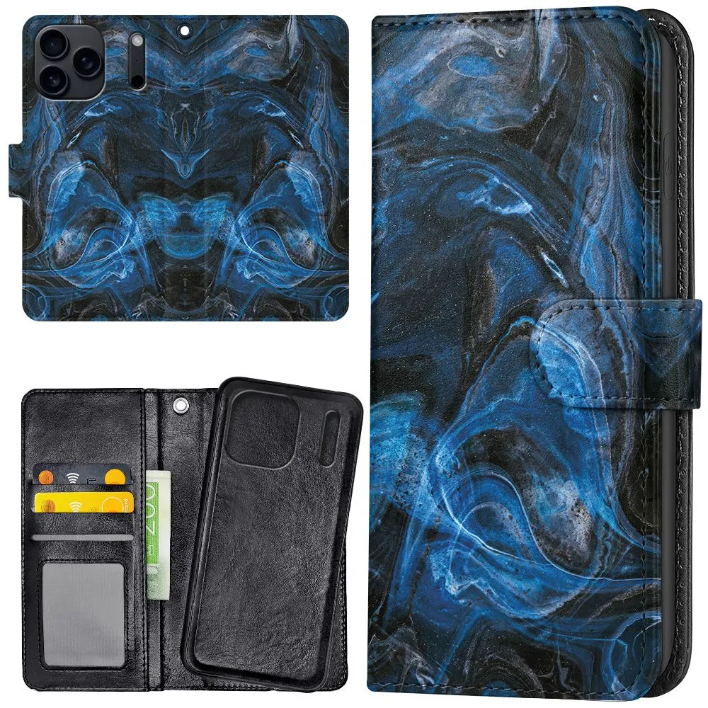 iPhone 17 Pro Max - Lommebok Deksel Marmor
