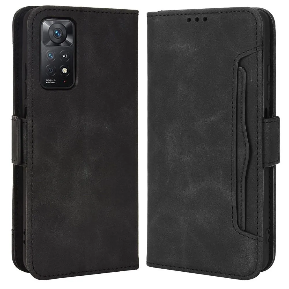 Lommebok - deksel til Xiaomi Redmi Note 11 Pro - Svart