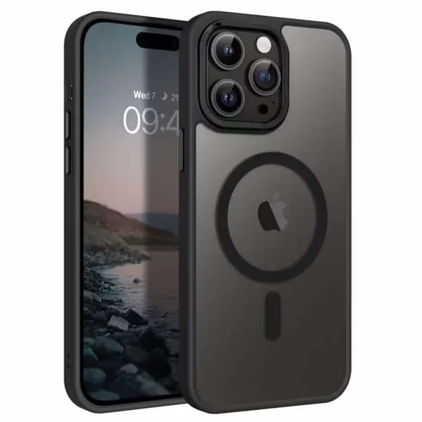 iPhone 13 Pro Max Matte Black Magsafe-deksel