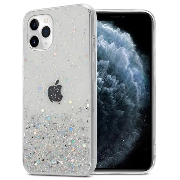 Deksel til iPhone 11 med glitrende glitter
