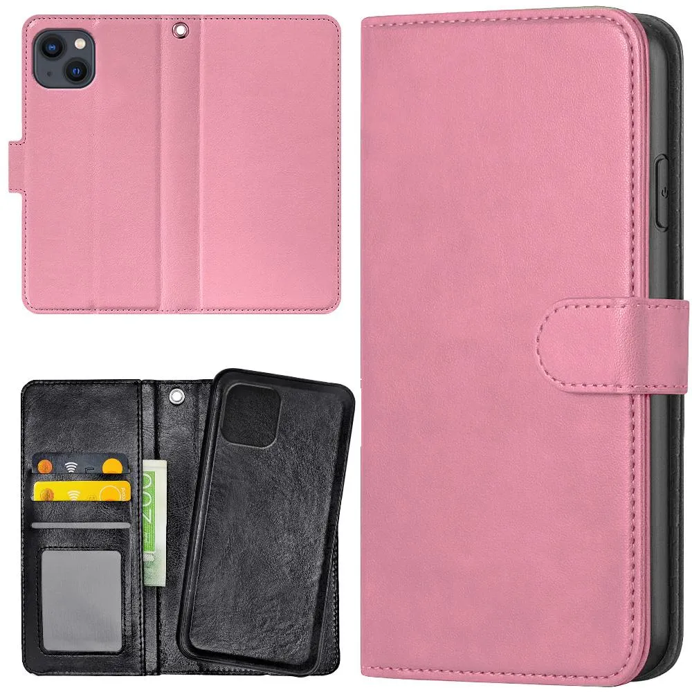 iPhone 13 - Lommebok Deksel Lyserosa