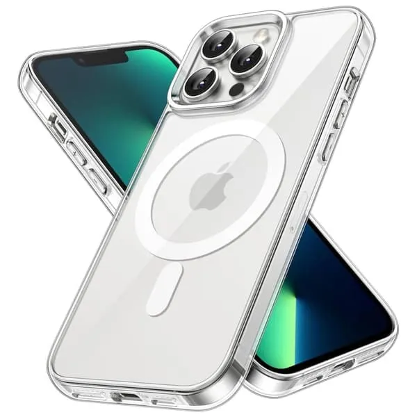 iPhone 13 Pro Max gjennomsiktig Magsafe-deksel – Perfekt passform og trådløs lading