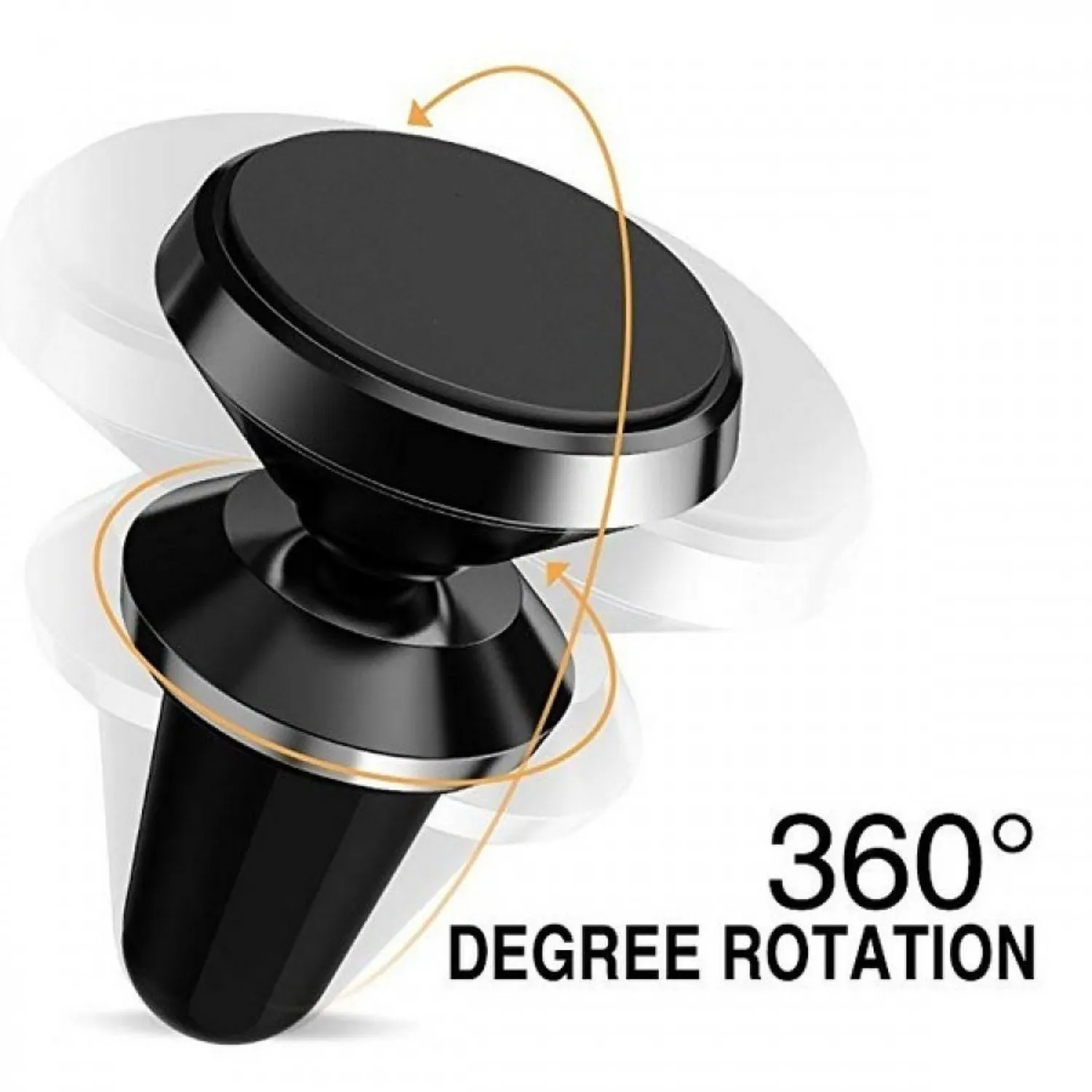 Universal magnetisk mobil holder for viftegrill 360 roterende