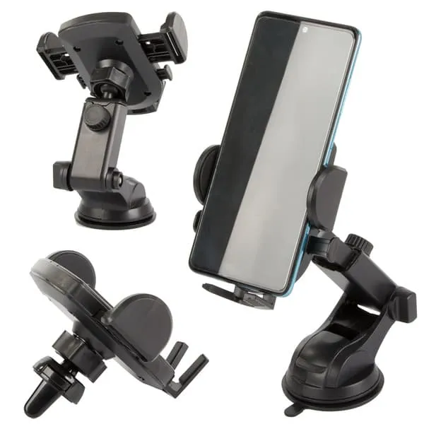 Sterk telefonholder for bil - frontrute og instrumentpanel