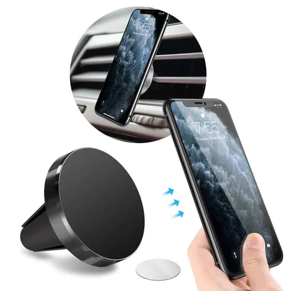 Magnet Mobile Holder til bilventilatoren Bilholder Black