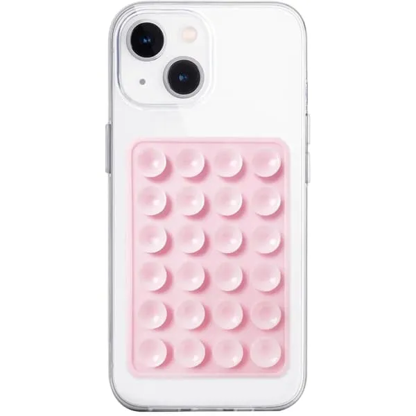 Sugekopp Silikon Selvklebende Telefonfeste - Rosa