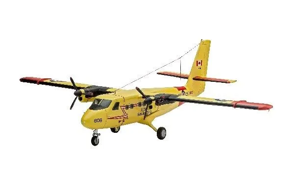 Revell DHC-6 Twin Otter, Flymodell med fastvinge, Monteringssett, 1:72, De Havilland Canada DHC-6 Twin Otter, Plast, Mellom