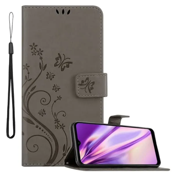 Deksel til Motorola MOTO G10 / G30 Lommebokdeksel i blomster design med magnetisk lukking, stativfunksjon og kortplasser