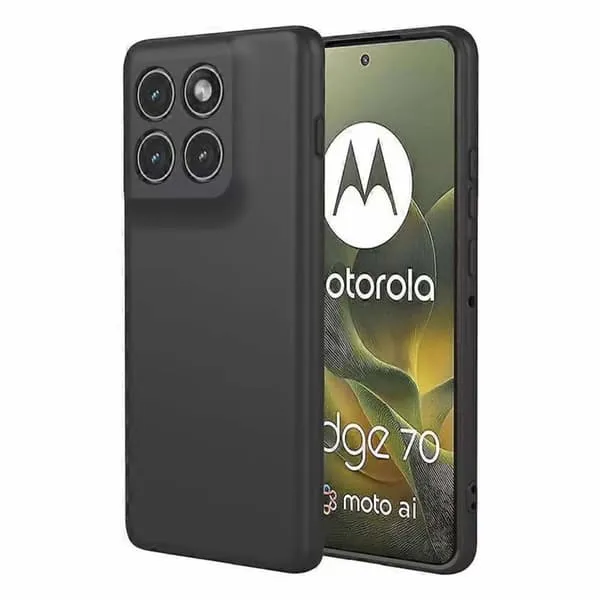Motorola Edge 70 – Matt svart etui
