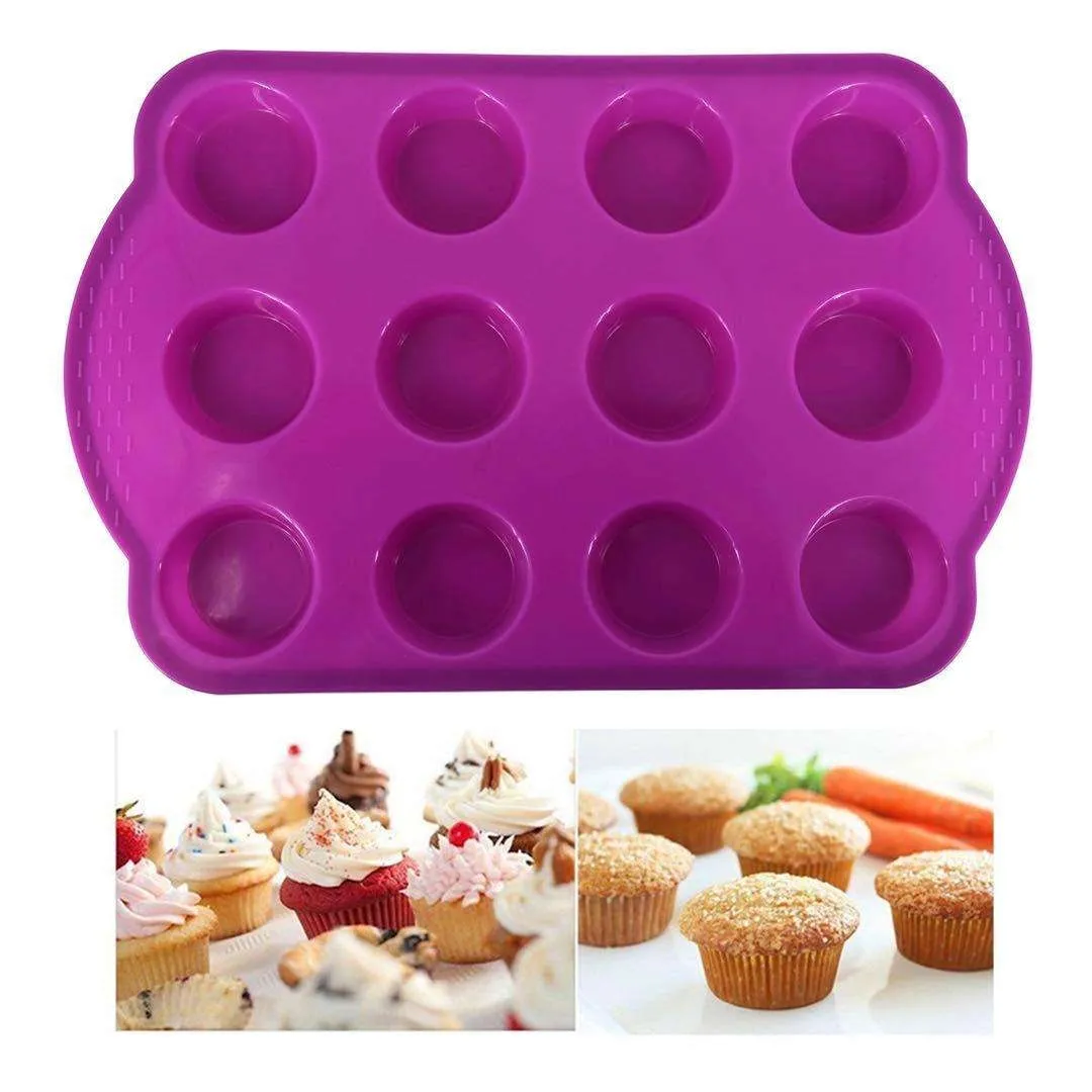 3-paks Muffinsform - Minimuffins - Muffinsbrett - Bakeform -