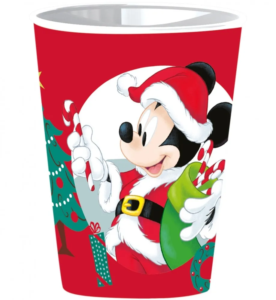 Minnie og Mikke Julekrus 260 ml i plast fra Disney