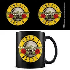 Guns N' Roses - Guns N' Roses (Bullet Logo) Svart Krus