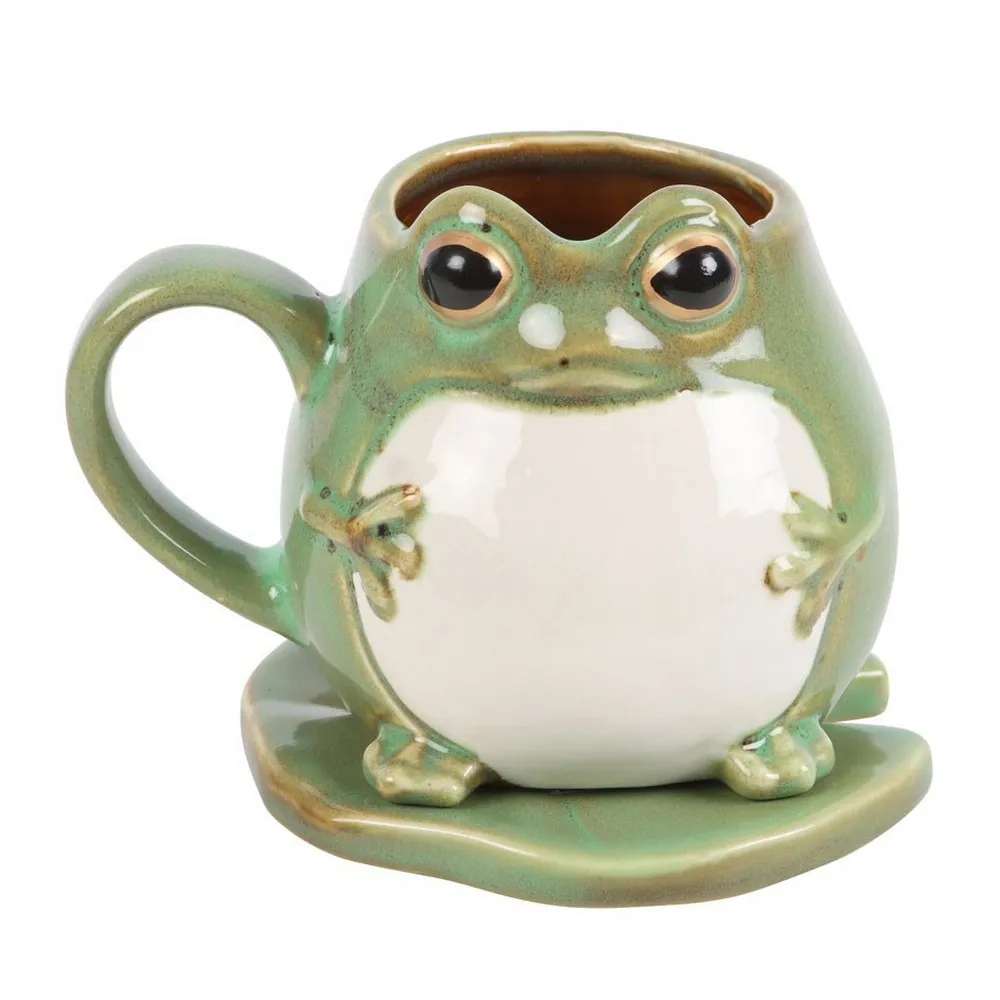 Something Different Frog Mug & Saucer