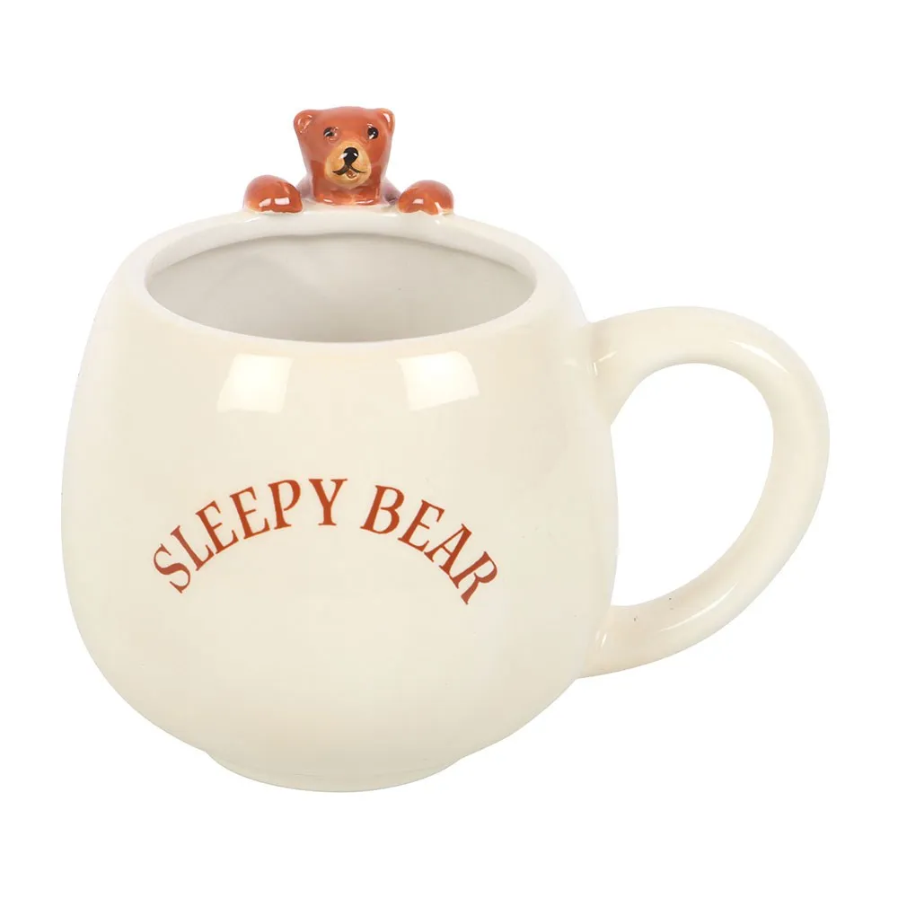 Something Different Sleepy Bear Round Mug