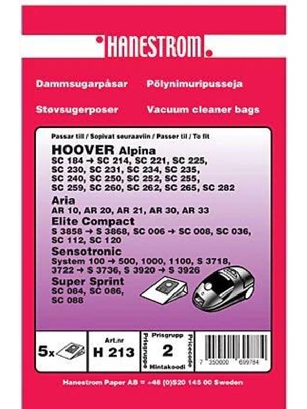 hanestroem Vacuum Cleaner Bags - 5 pcs