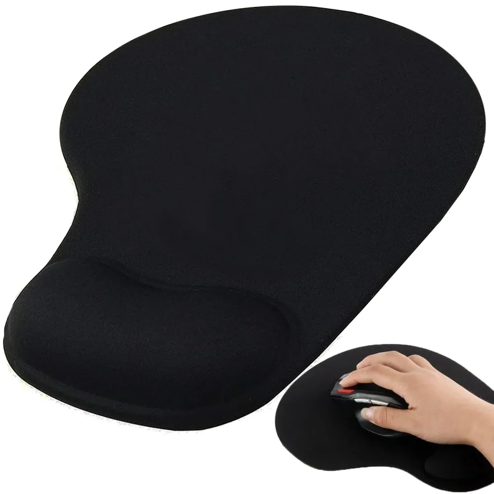 Musematte med Håndleddstøtte - Ergonomisk Musematte