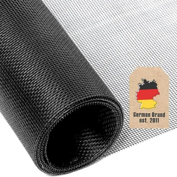 Fluenett Insektnett UV-bestandig glassfiber vindusdør per meter bredde maskevidde 1,2 mm