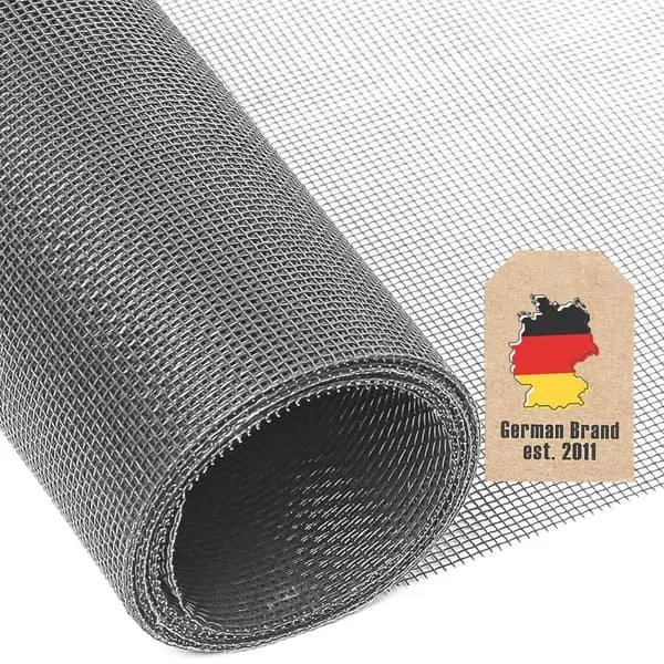 Fluenett Insektnett UV-bestandig glassfiber vindusdør per meter bredde maskevidde 1,2 mm