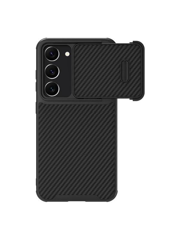 Nillkin  Synthetic Fiber S Case Samsung Galaxy S23+ Camera Cover Cover Black