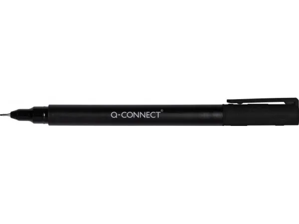Q-Connect CD/DVD-marker S 0,4 mm linje svart