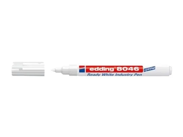 Edding 8046, Hvit, Hvit, 1 mm, 3 mm, 1 stykker