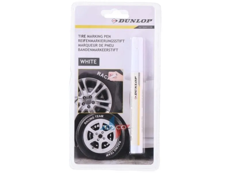 Dunlop dækstift - hvid dæk pen