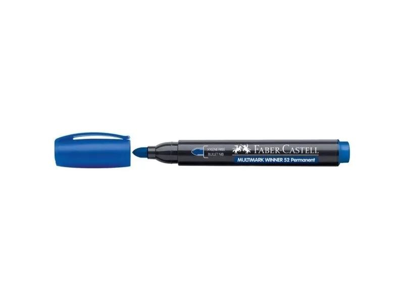 Faber-Castell 157851, Blå, Rund spiss, Sort, Blå, Glass, Metall, Plast, Wood/laminate, 2,8 mm, 1 stykker