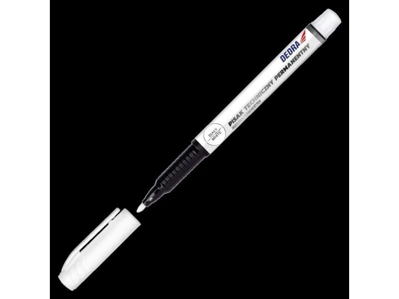 Dedra permanent teknisk tusj hvit 1 mm
