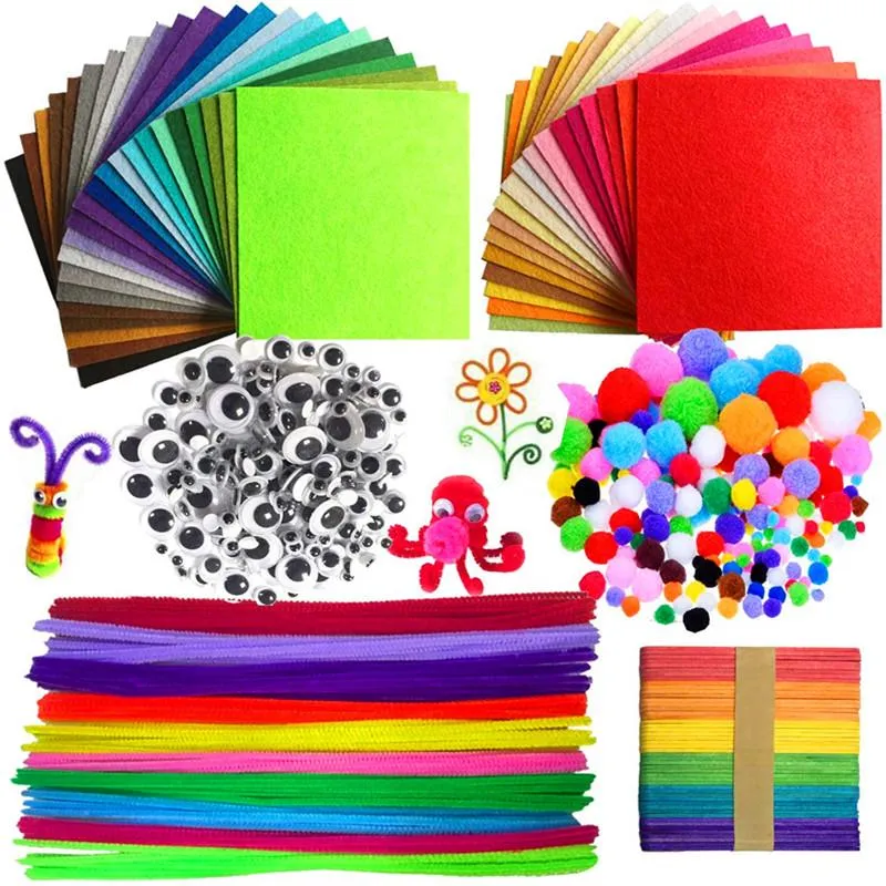 Mega Craft kit - Rørrenser, bevegelige øyne, kuler