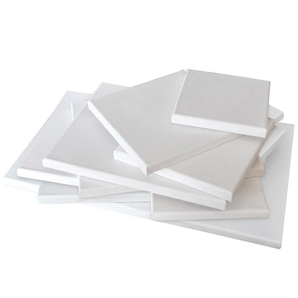 3-Pakning - Lerretsbilde 40x30 cm - Bilde / Malerduk - Lerret Hvit