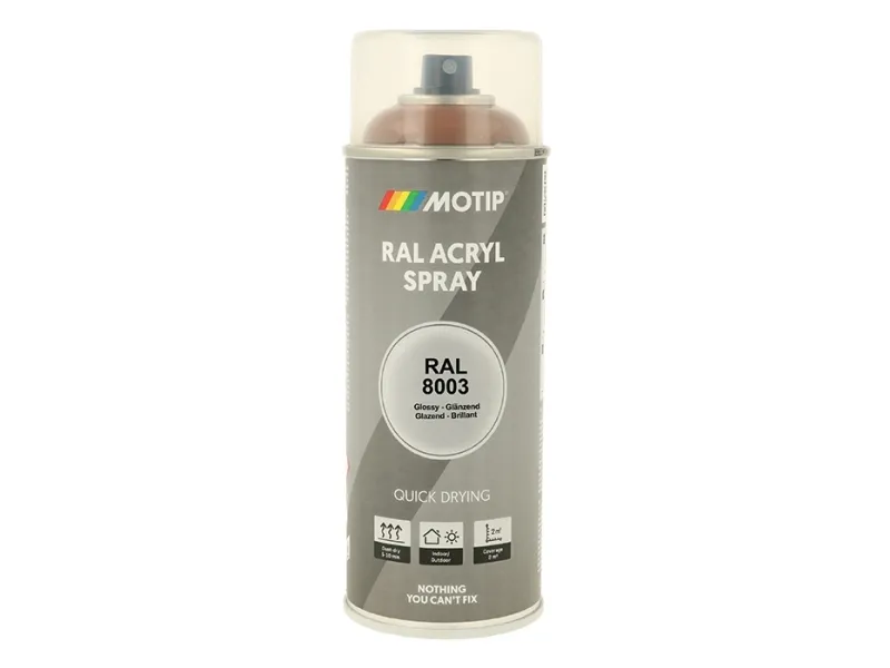 Motip Ral 8003 high gloss loam brown