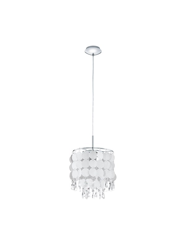 EGLO FEDRA 2 pendant light mother-of-pearl clear