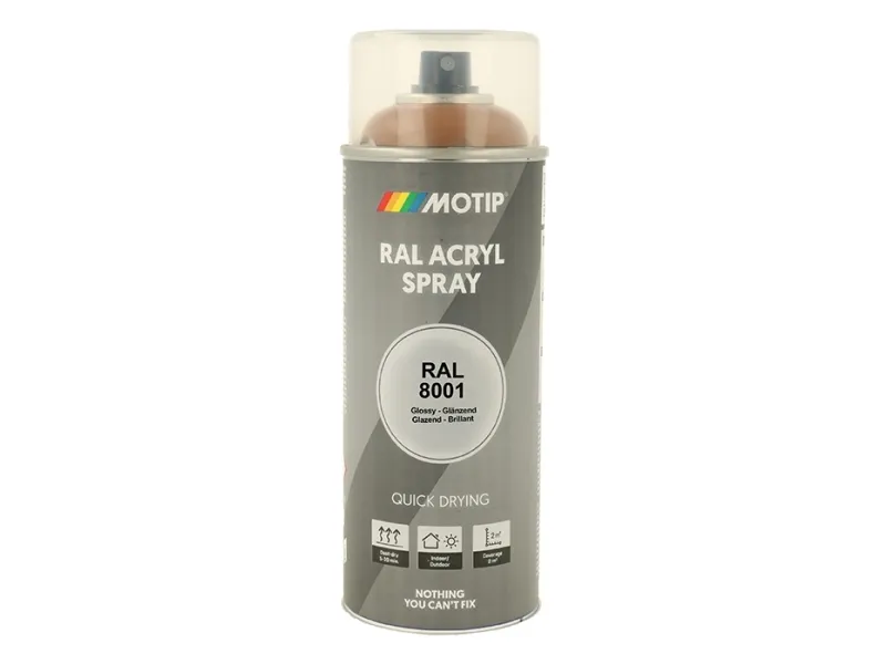 Motip Ral 8001 high gloss ochre brown