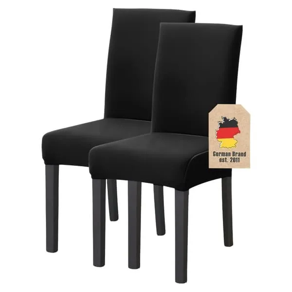 Elastisk Stoltrekk med 38 - 45 cm setehøyde og 45 - 65 cm rygghøyde - til fest, bryllup, hotell eller hjemme i spisestuen