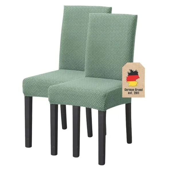 Elastisk Stoltrekk med 38 - 45 cm setehøyde og 45 - 65 cm rygghøyde - til fest, bryllup, hotell eller hjemme i spisestuen