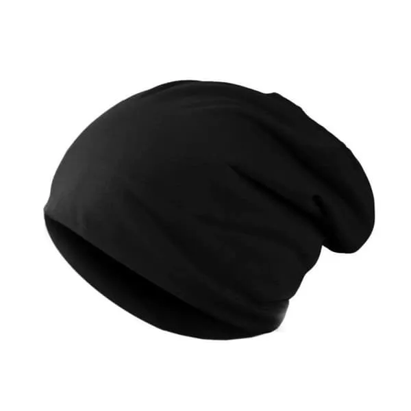 Tynn svart vinter cap lang cap snowboard skate