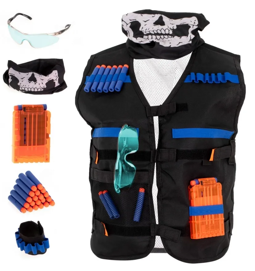 Taktisk Vest med Tilbehør for Nerf