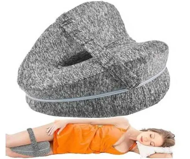 Ortopedisk knepute i Memory Foam for sidesover | Ergonomisk benpute
