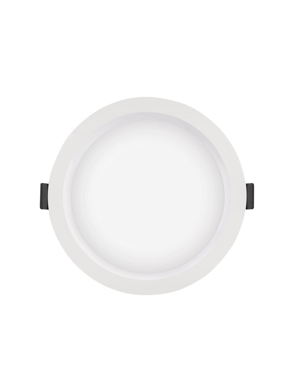 LEDVANCE Ceiling recessed lamp, LED, 14 W, cool white light, 4000 K, round, white