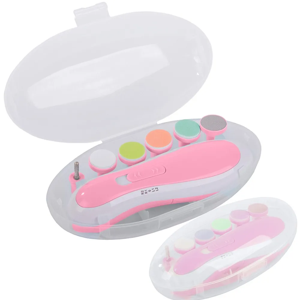 Neglefil til Baby - Fil til Negler / Barn – Elektrisk - Pink