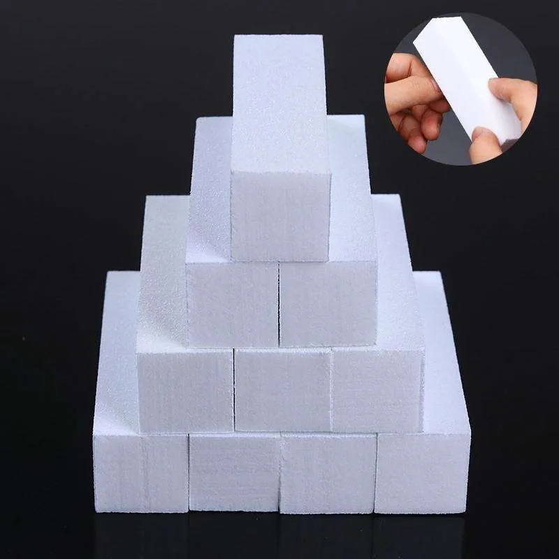Perfekte negler: 10-pack blokk neglefiler for forming og forlengelse