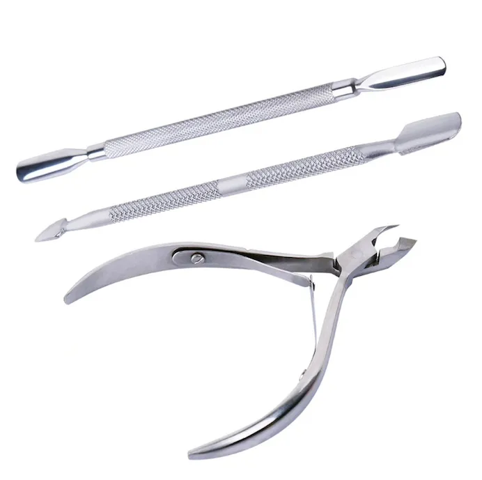 Cuticle kit - Cuticle saks, cuticle pusher