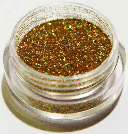 Negleglitter - Finkornet - Gull - 8ml - Glitter