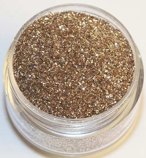 Negleglitter - Finkornet - Lett champagne - 8ml - Glitter