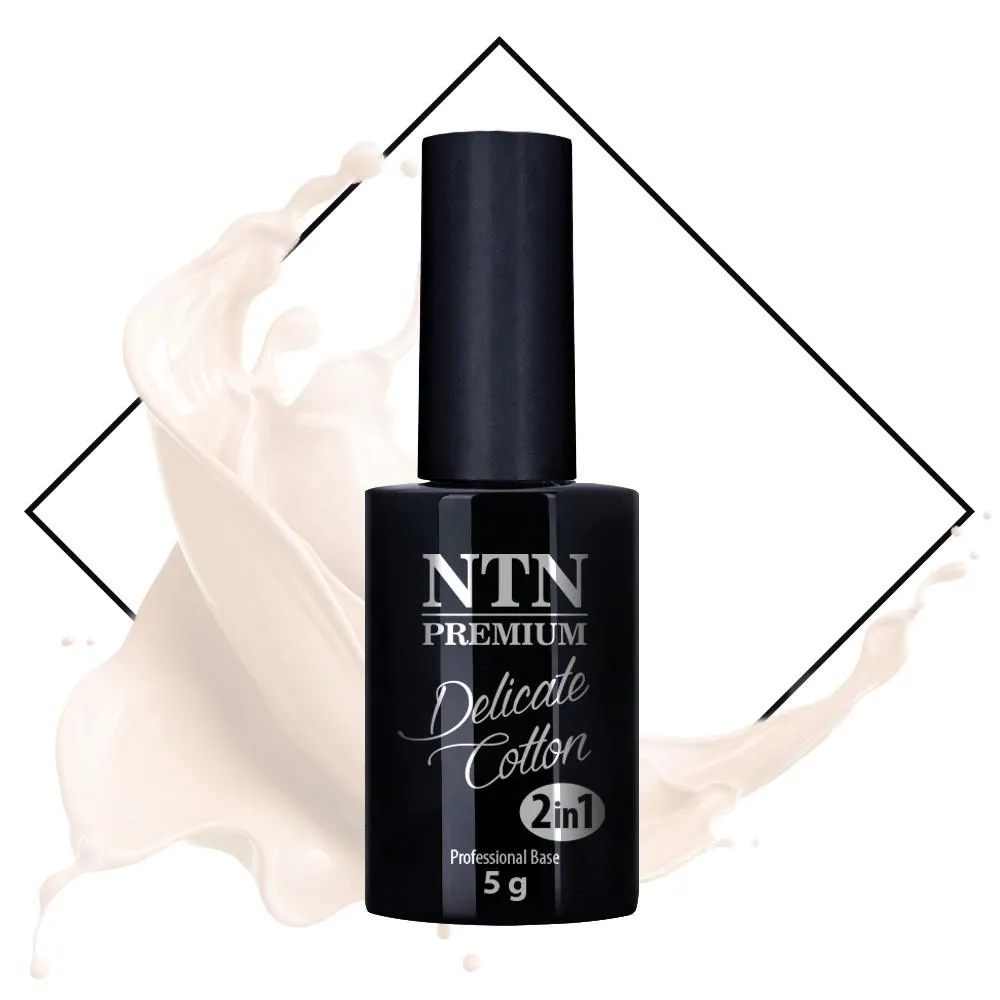 NTN Premium - Delikat bomull - 2in1 Basecoat - 5g nr7