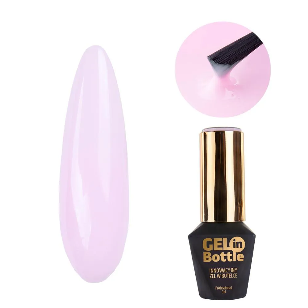 Mollylac - Gel på flaske - Icy Pink - 10g - UV-gel/LED - Base coat